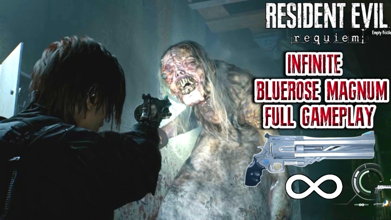 INFINITE BLUEROSE MAGNUM ONLY!! Full Gameplay - Resident Evil Requiem