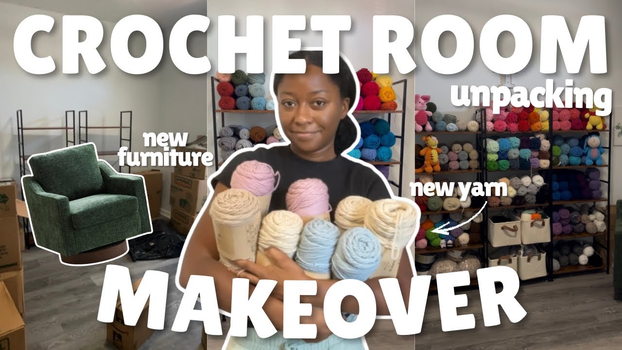 Преображение мастерской для рукоделия | новая комната для творчества, распаковка вещей, новая меб...