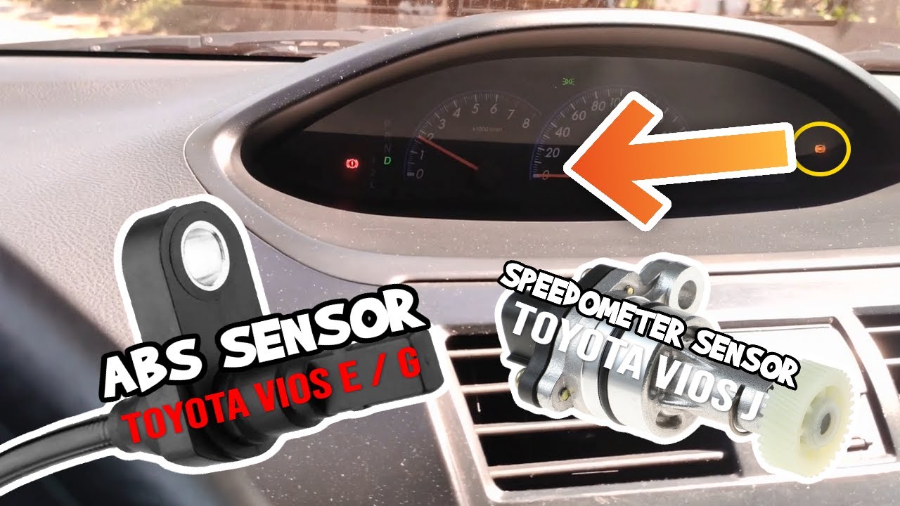 TOYOTA VIOS ABS SENSOR is SPEED SENSOR  / Ang ABS Sensor ay Speed Sensor ng Toyota Vios Gen 2 E at G