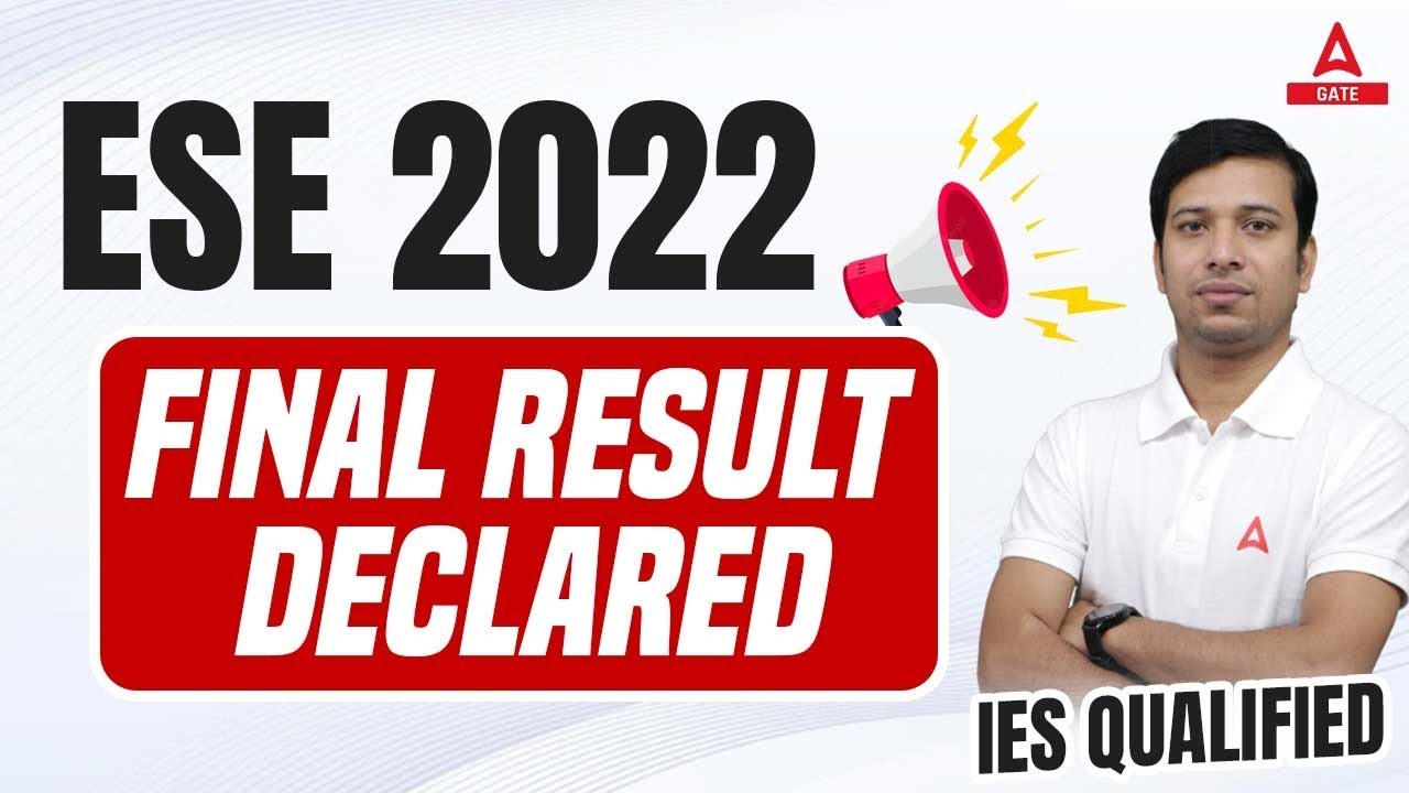 ESE 2022 Result | ESI/IES 2022 Final Result Declared | By Gaurav sir ( IES Qualified )