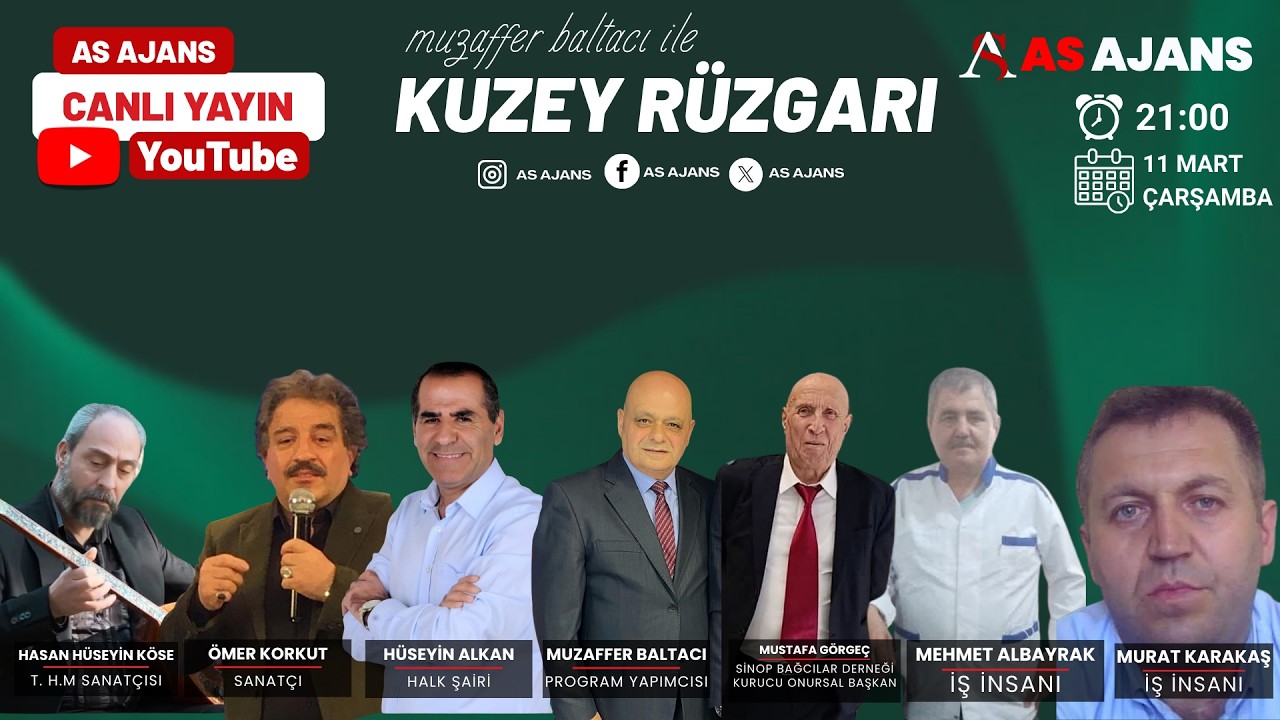 🔴 CANLI YAYIN | Kuzey Rüzgarı, 11 Mart Çarşamba