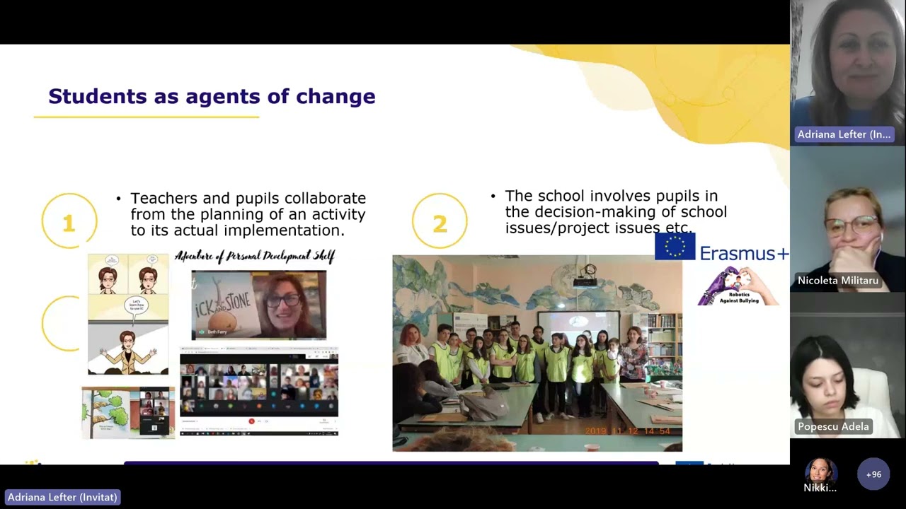 European Commission Webinar  - How to become an eTwinning School  Students as Agents of Change