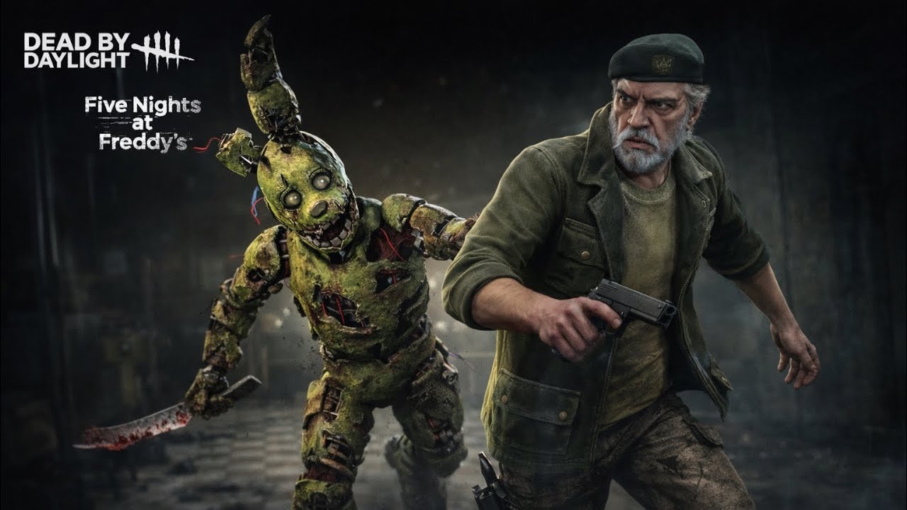 Dead by Daylight Trial vs Springtrap! (First Game)
