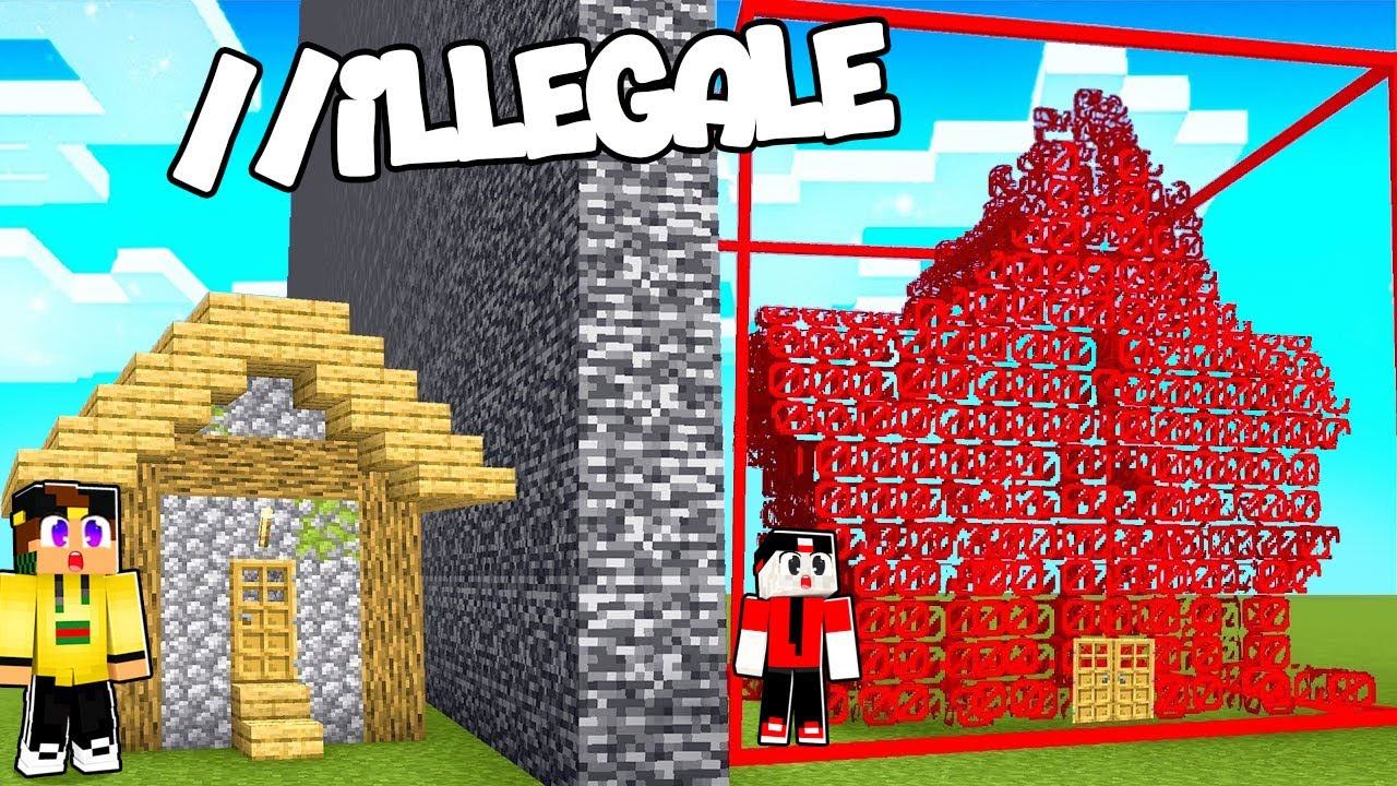 HO IMBROGLIATO CON //ILLEGALE LOCO nella GARA DI COSTRUZIONE - MINECRAFT