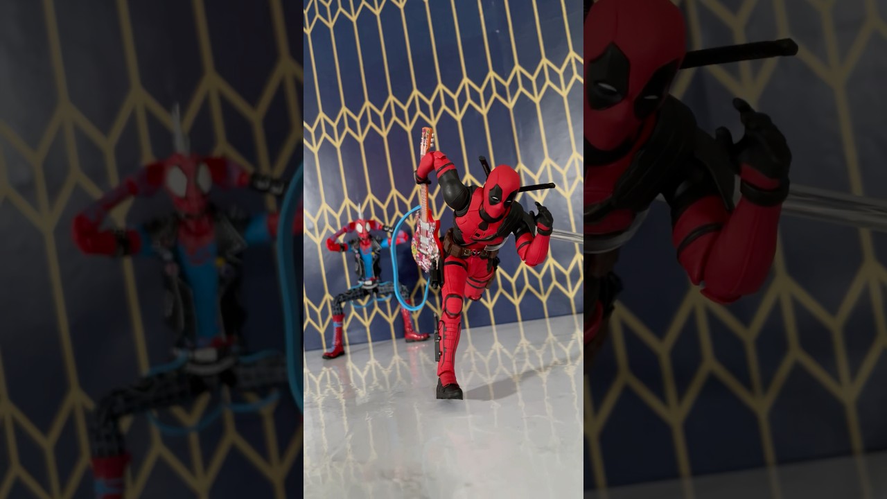 Let&rsquo;s Pose with SHF Deadpool!! #marvel #shfiguarts #deadpool #actionfigures #posing #fyp