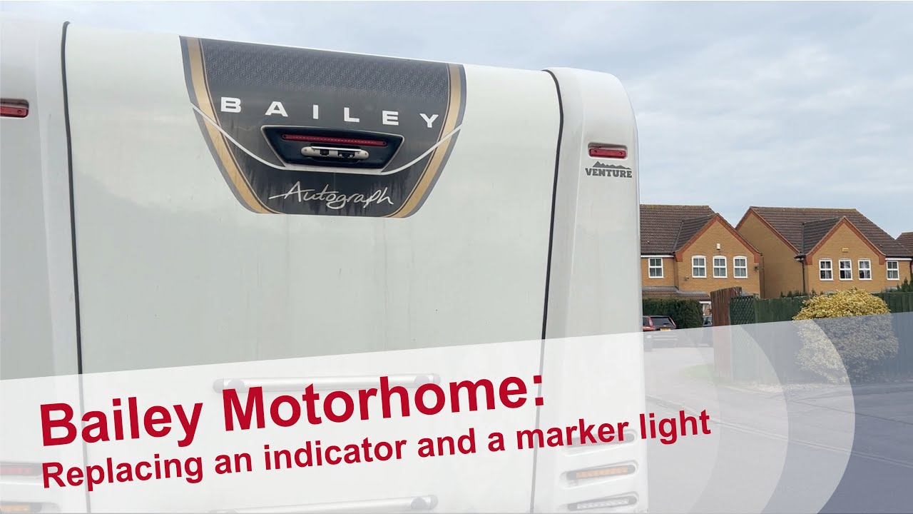 Bailey Motorhome rear lights issue and repair.