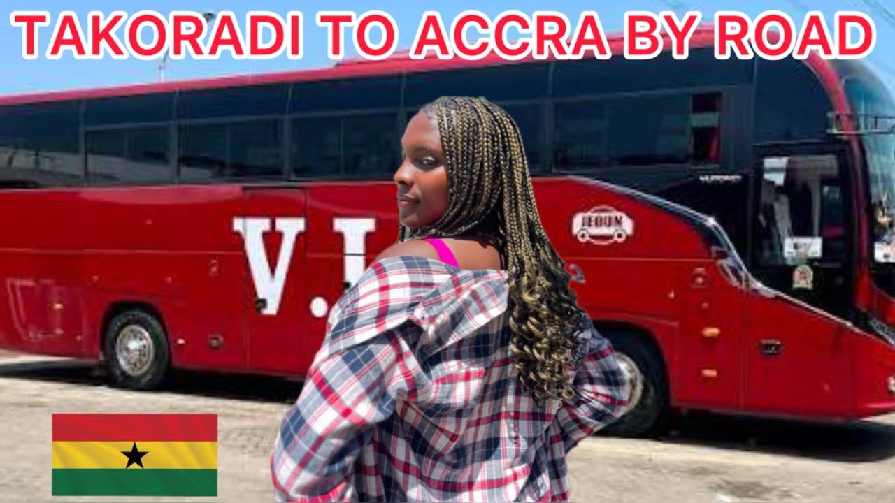 Road trip From Takoradi To Accra with VIP Bus || I didn’t expect this…😳😳