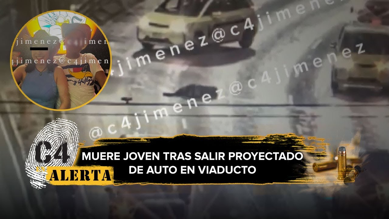 Joven muere al salir proyectado de auto en Viaducto de CdMx; presuntamente su novia lo arrojó