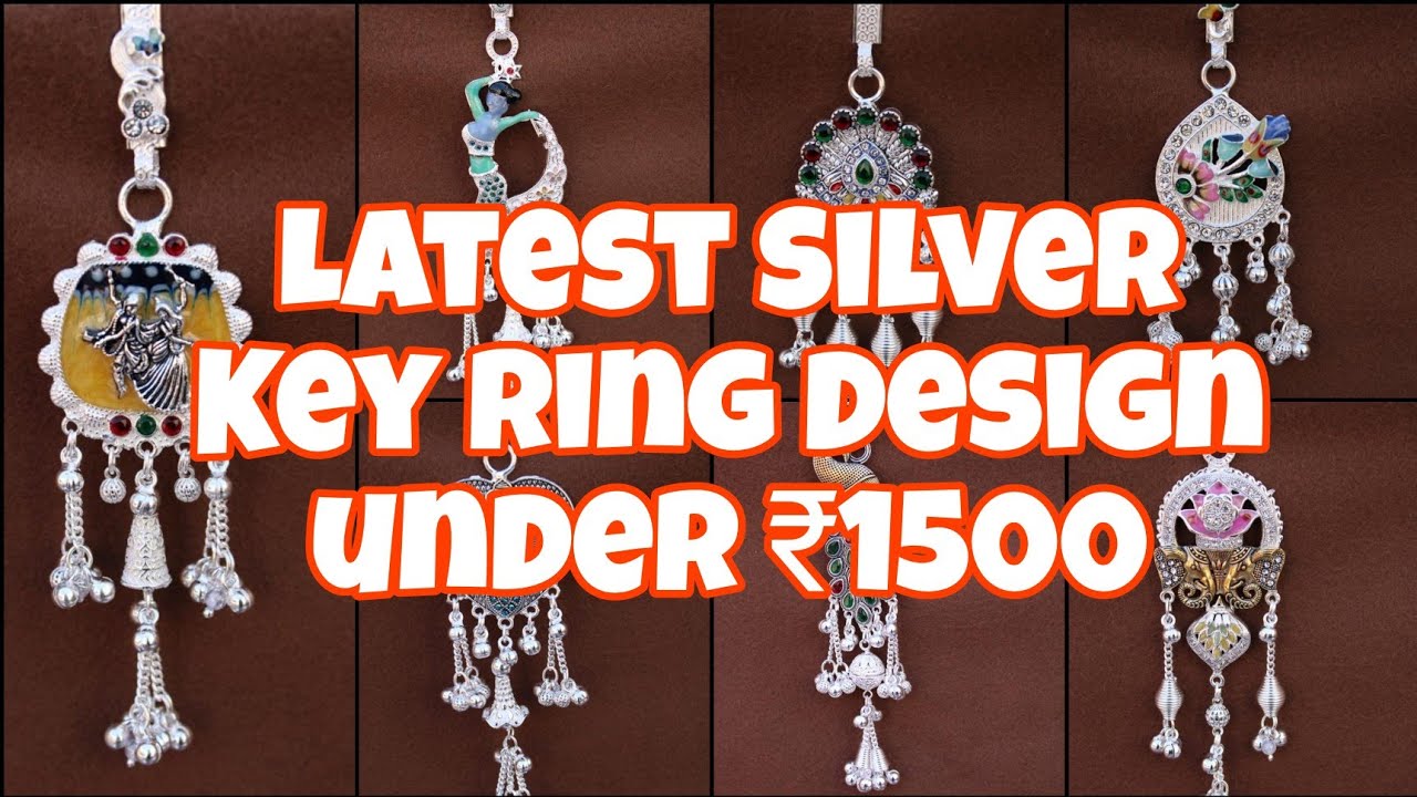 नया डिजाइन चांदी का चाभी रिंग | Latest Bombay Silver Key Ring Design | Chandi Ka Chabhi Ring Design