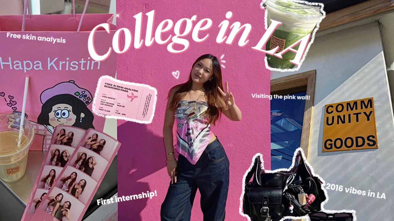 LA Diaries 🌴: first week of spring semester (Melrose, starting my internship, BTS tickets, etc)
