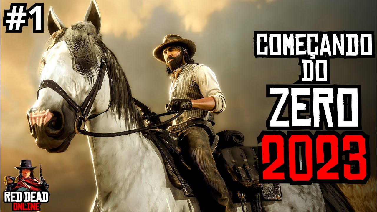 COMEÇANDO DO ZERO EM RED DEAD ONLINE 2023 (PC 60fps)