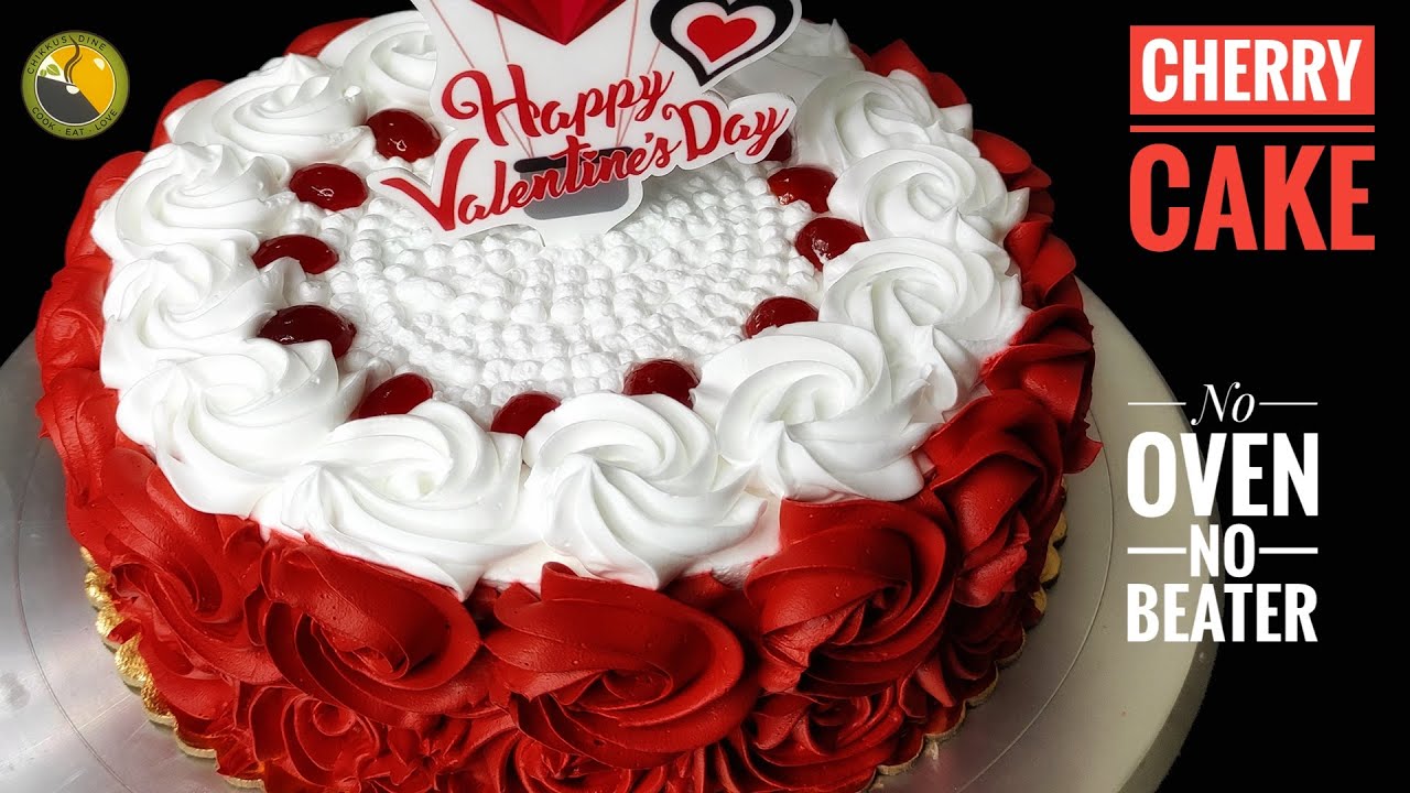 🤔ആരേലും കഴിച്ചിട്ടുണ്ടോ ഈ cake?|❤️Valentines day special |Cherry Cake| Rosette Cake|Ep#306