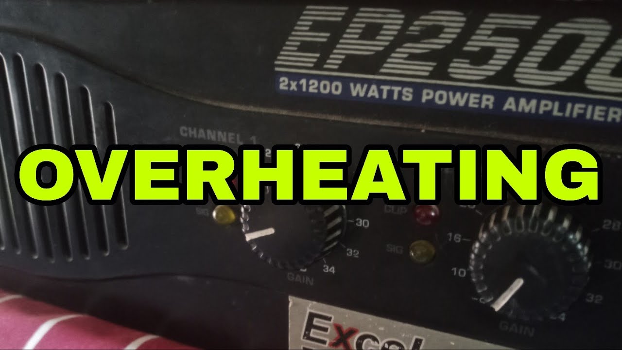 EP2500 B-ringer.how to fix Overheating power output?