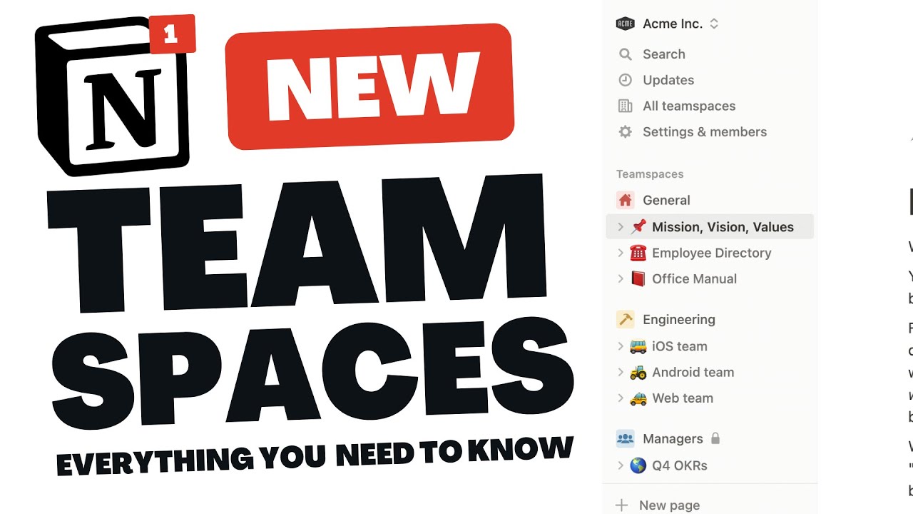 Notion Teamspaces: Everything You Need to Know