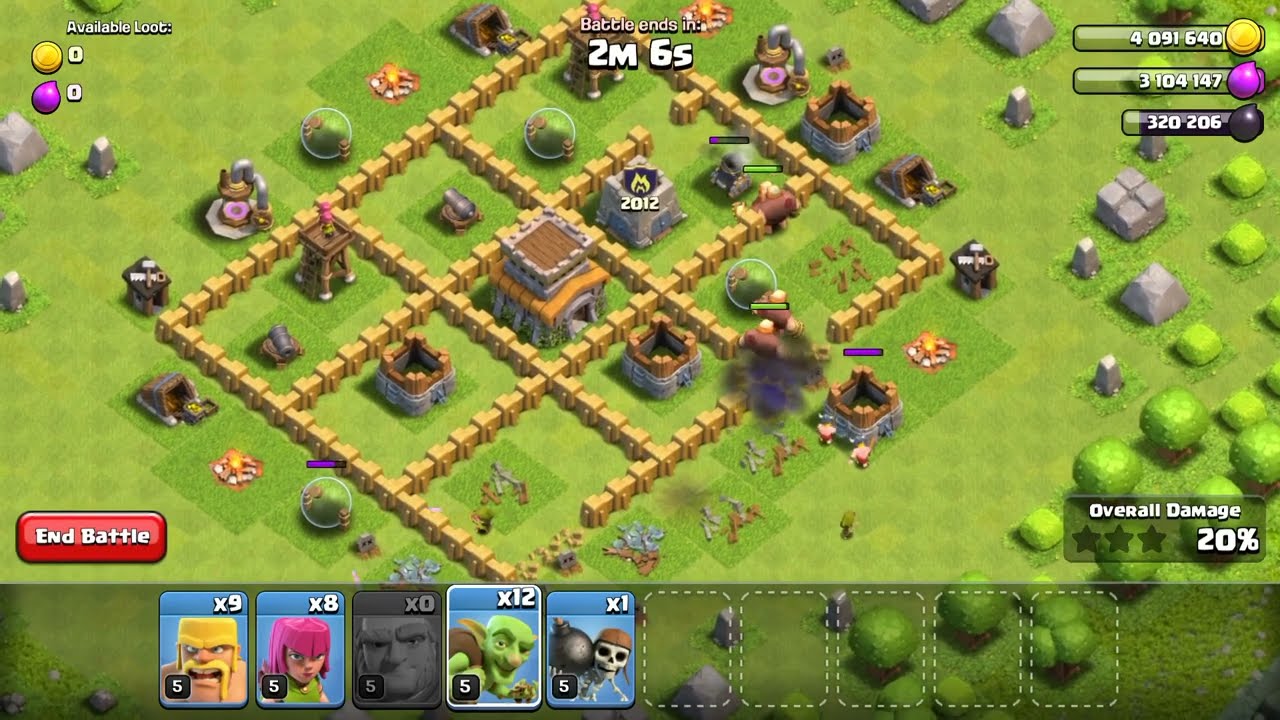 Easily 3 Star the 2012 Challenge #coc