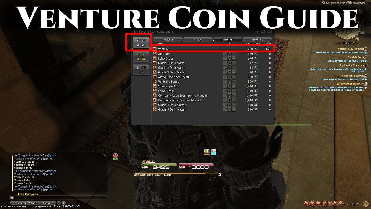 FFXIV Venture Coins Guide
