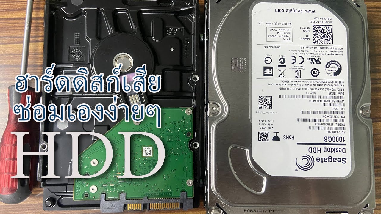 ฮาร์ดดิสก์เสียซ่อมเองง่ายๆ ง่ายมากๆ HDD