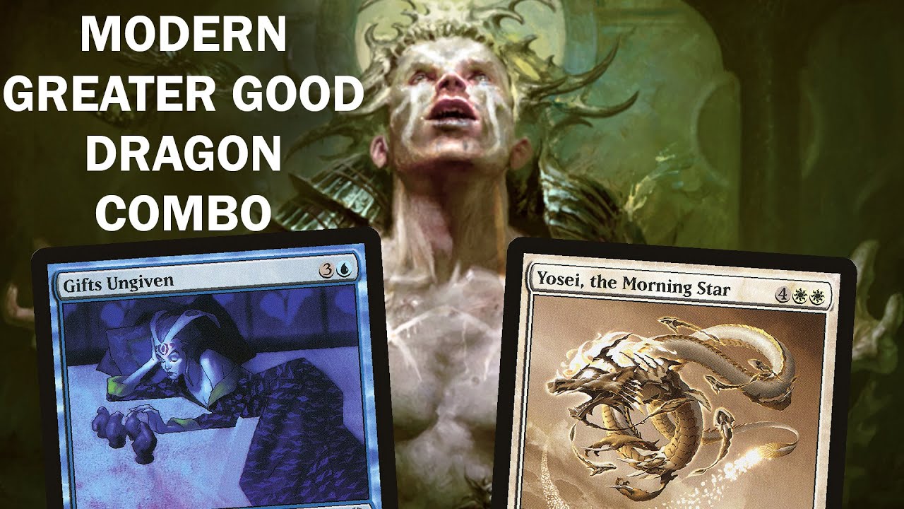FOR THE GREATER GOOD! Modern Greater Gifts Reanimator Combo. Draw your deck and loop Dragons! MTG