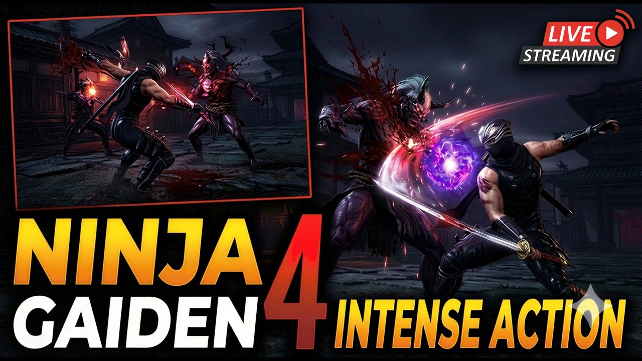 This Game Is BRUTAL 😱 Ninja Gaiden 4 LIVE Insane Combat & Boss Fights INDIAN STREAMER