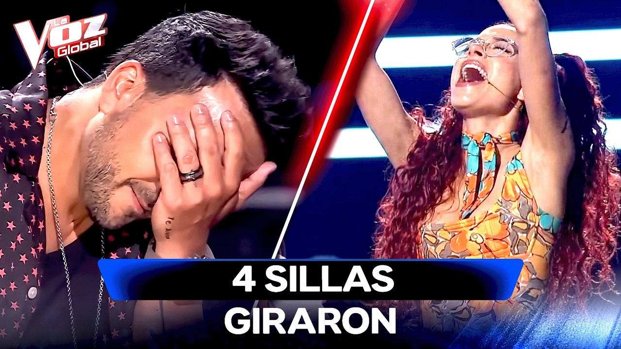 &iexcl;Todos Se Giraron! Las MEJORES 4 Sillas | La Voz