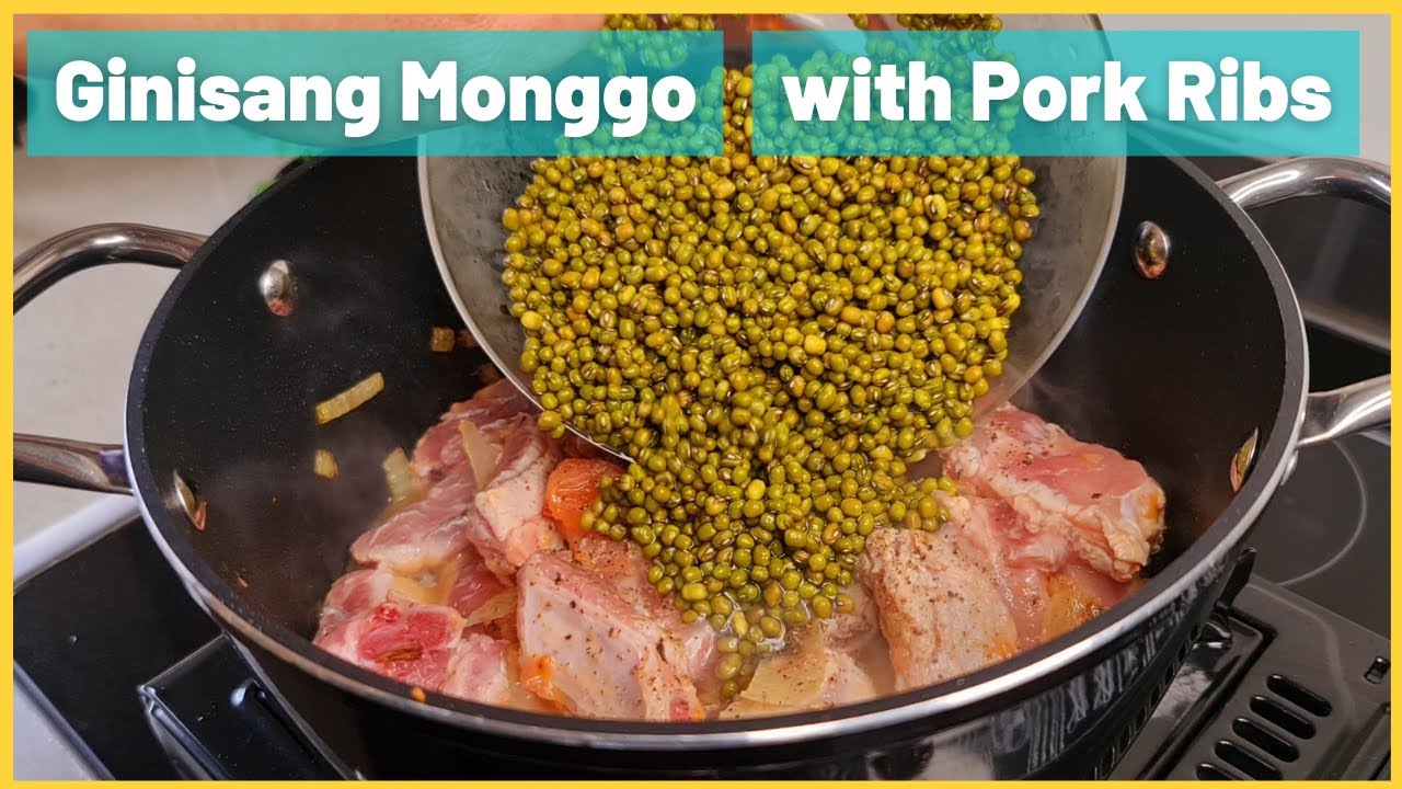 Ginisang Monggo With Pork Ribs | How To Cook Ginisang Monggo | Ginisang Monggo Recipe