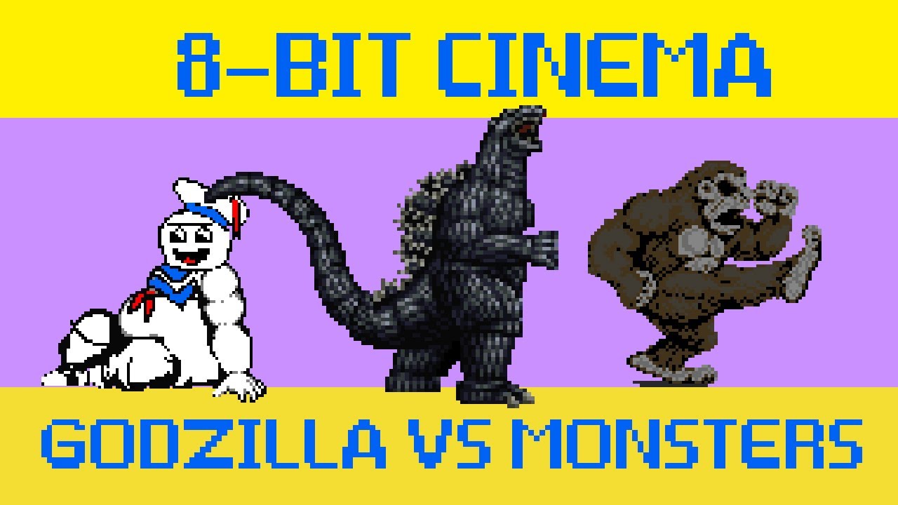 Godzilla vs Monsters - 8 Bit Cinema