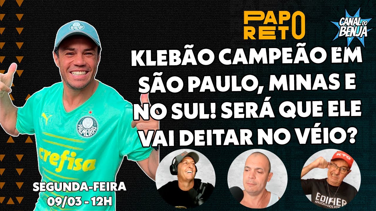 Papo Reto com Benja, Gladiador, Mano e Véio - ep. 543 - 09/03/2026