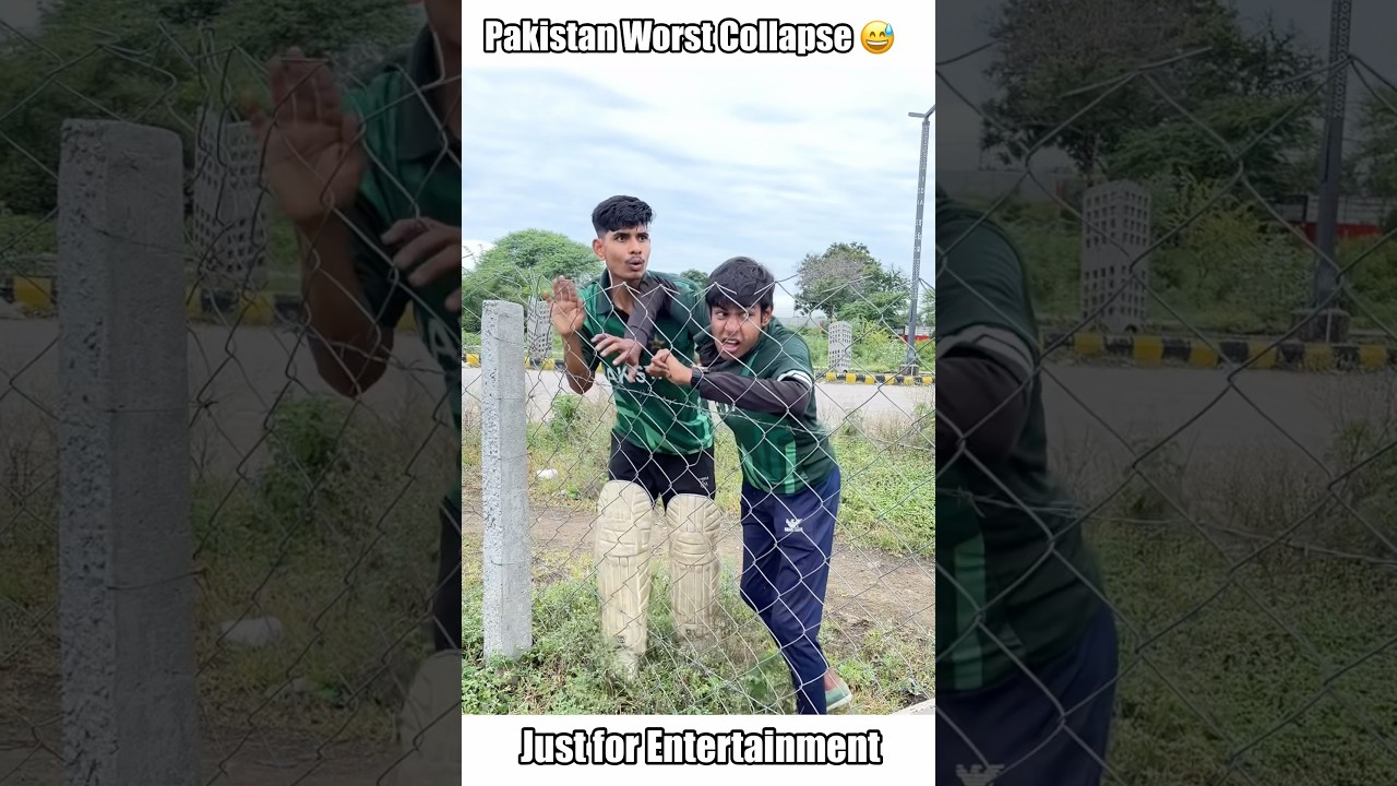 Pakistan Worst Collapse vs India in final😁 #trending #cricket