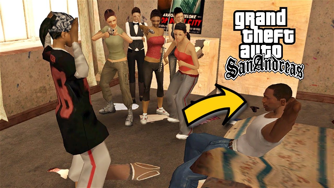 What If Girlfriends Catch CJ Cheating In GTA San Andreas?