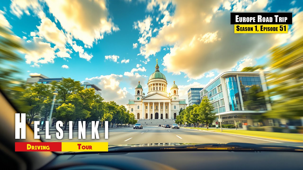 Driving in Helsinki, Finland 🇫🇮 | City Tour & Sightseeing Drive | Europe Road Trip, S1 Ep51