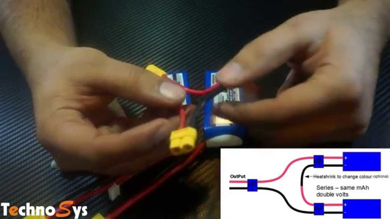 LIPO BATTERY CONNECTIONS IN PARALLEL & SERIES