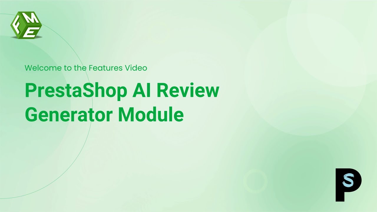 AI Review Generator for PrestaShop &ndash; Now with ChatGPT & Gemini