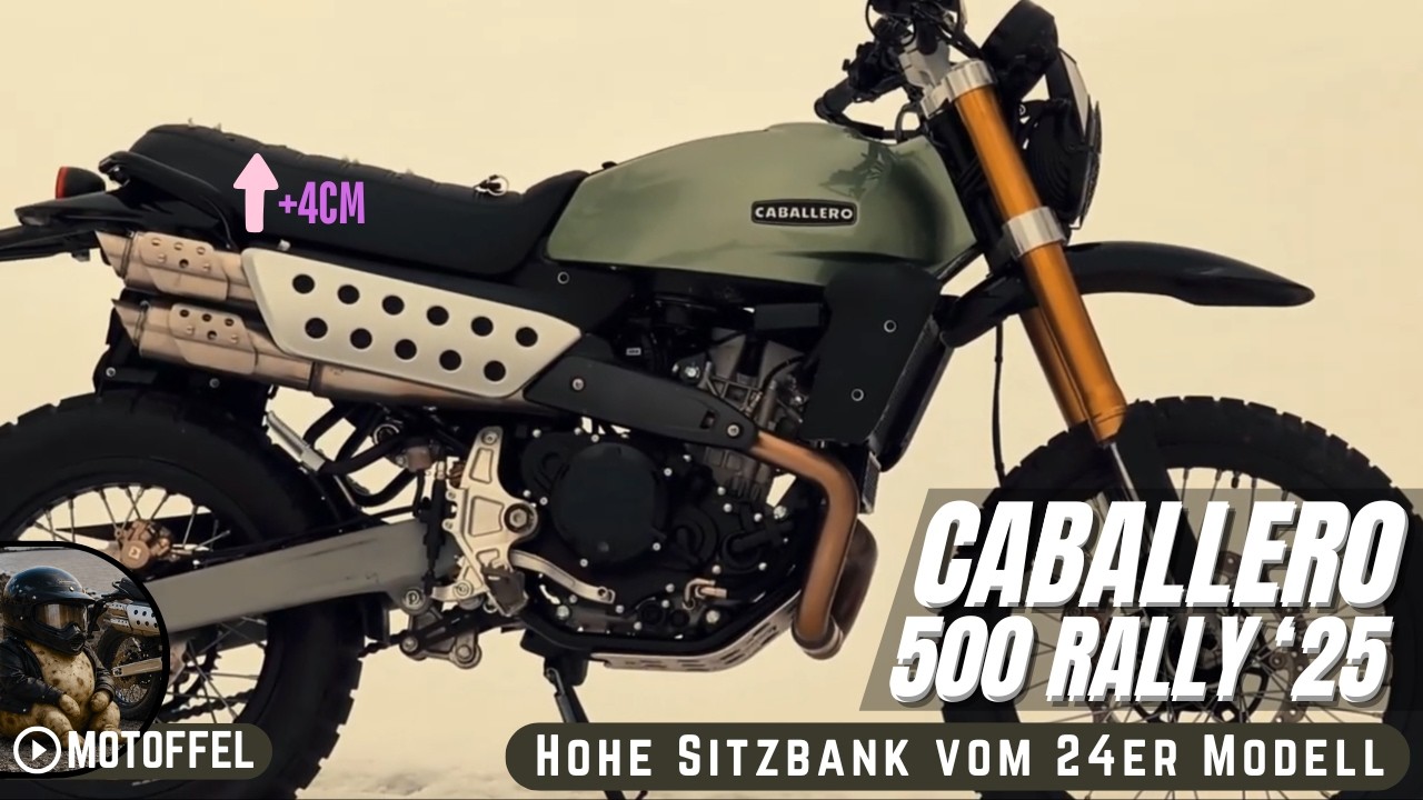 #15 Fantic Caballero 500 Rally - Sitzbank von 2024er an 2025er