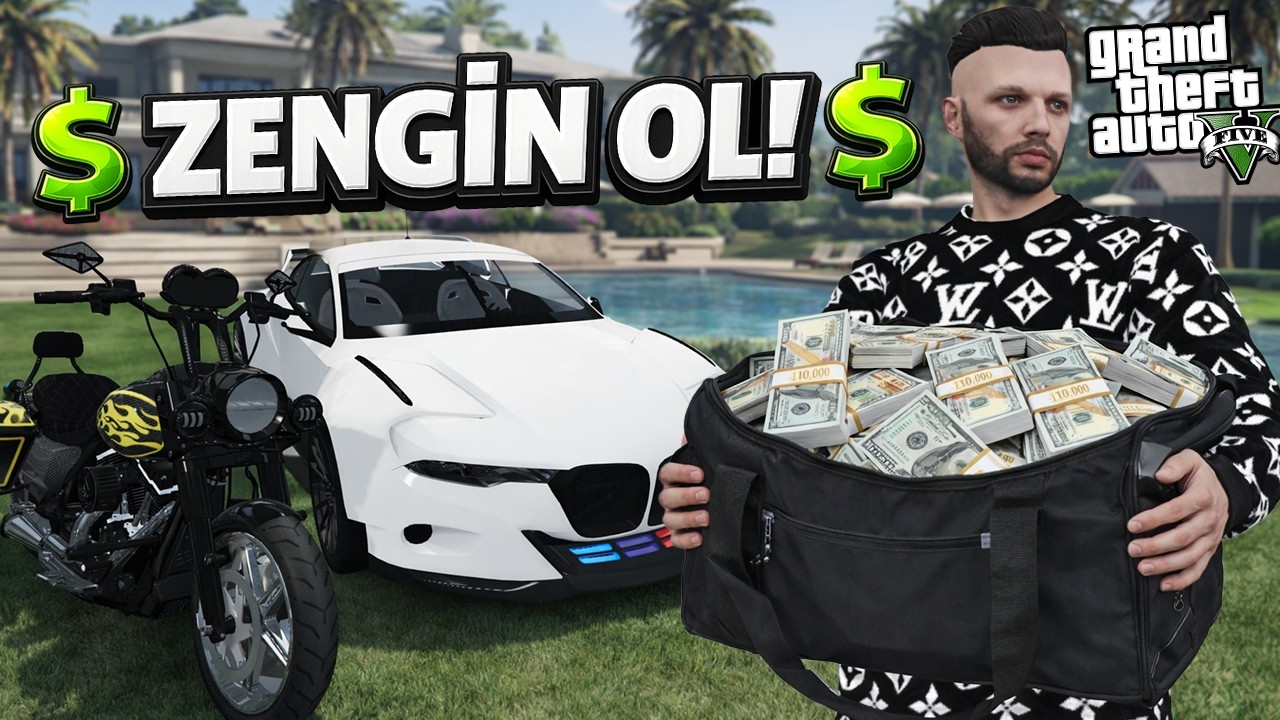 GTA 5 RP DE EN HIZLI ZENGİN OLMA TAKTİĞİ! 5 MİLYON DOLAR GARANTİ PARA & GTA 5 PARA KAZANMA REHBERİ