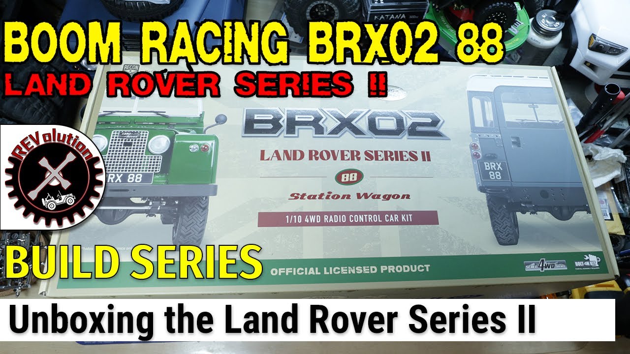 Boom Racing BRX02 Land Rover Series II 88 Build Series - Unboxing
