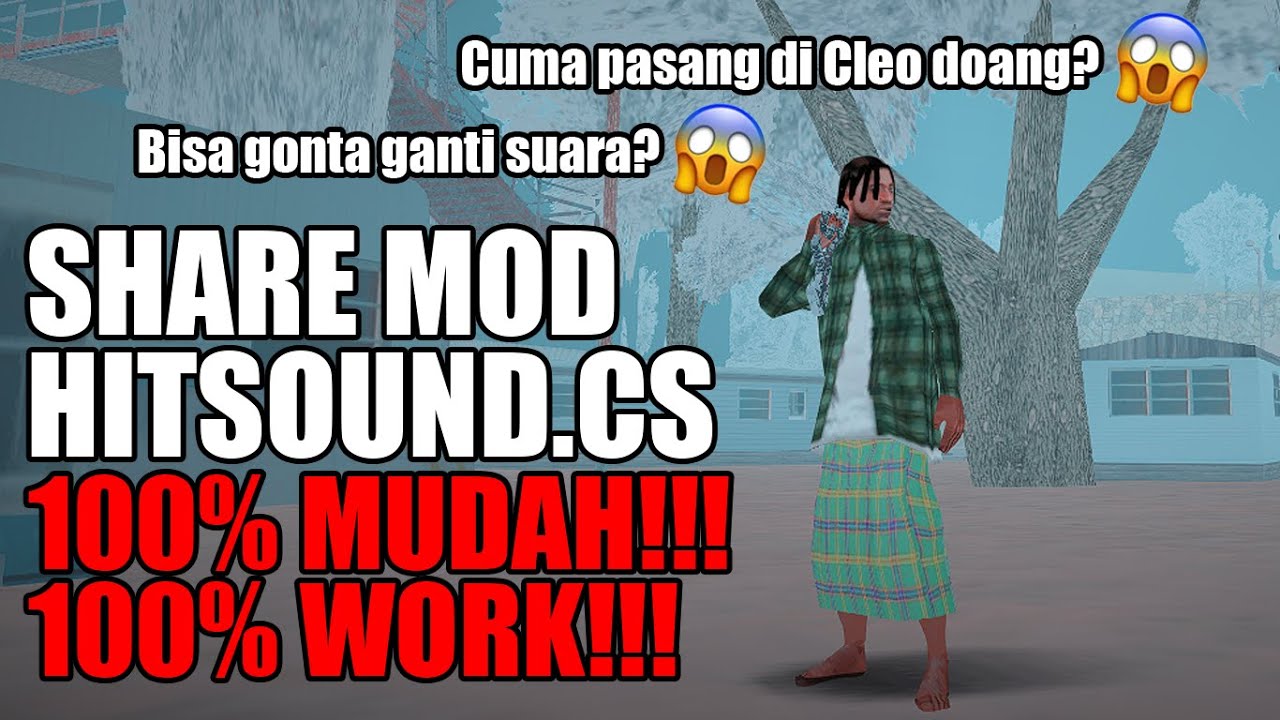 SHARE MOD HITSOUND.CS 100% MUDAH, WORK & BISA GANTI SOUND? 😱 #gtasamp #sharemod #gta #samp