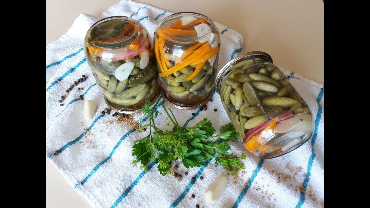 Ідеальні мариновані корнішони/ МАРИНОВАНІ ОГІРКИ