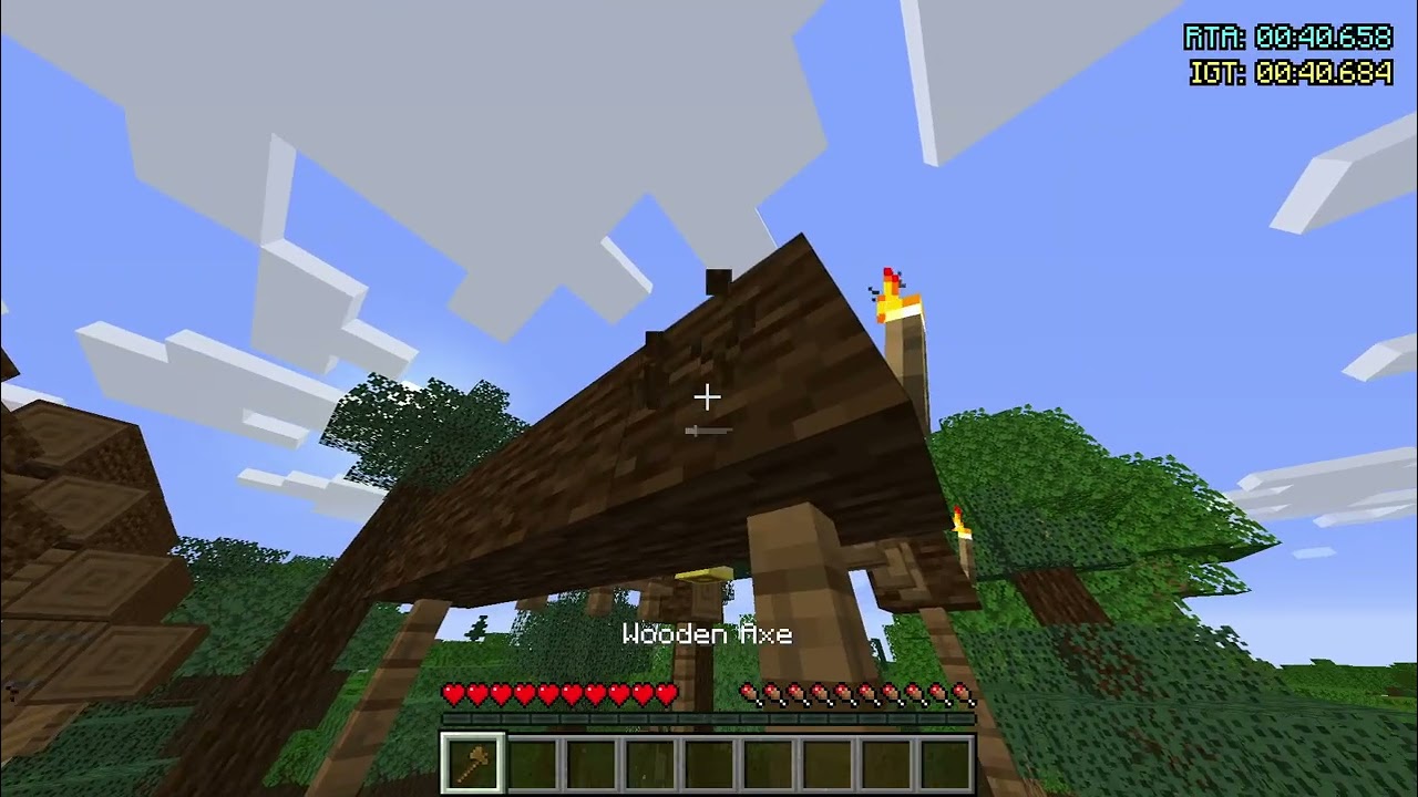 Minecraft Speedrun 35:32 minutes