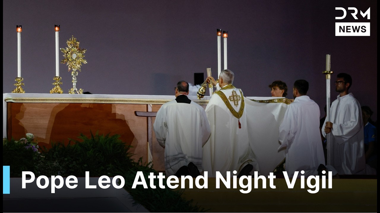 BREAKING: Pope Leo and Clergy Join Youth for Vigil at Jubilee in Rome | AK1Z