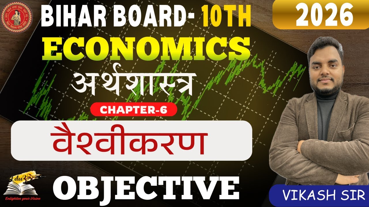 वैश्वीकरण | Globalization | Objective | Bihar Board Class 10th Economics Chapter 6 Objective | PYQ