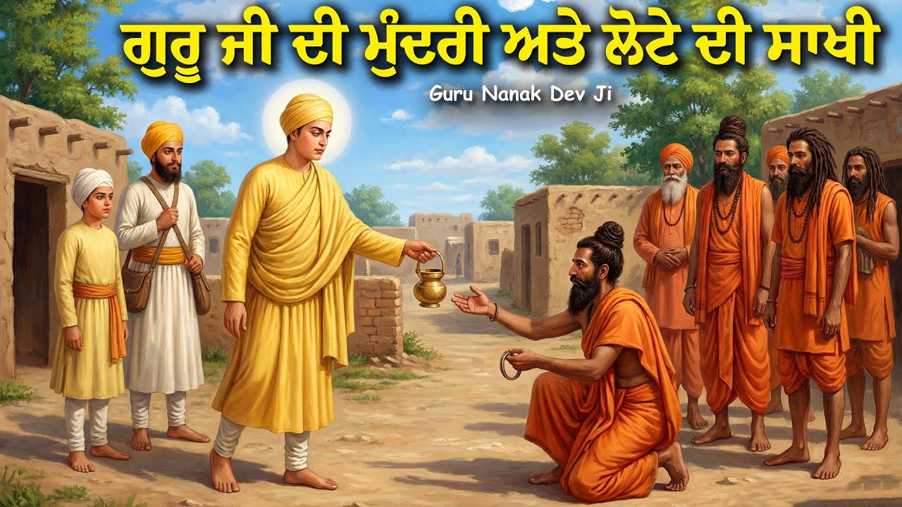 ਗੁਰੂ ਜੀ ਦੀ ਮੁੰਦਰੀ ਅਤੇ ਲੋਟੇ ਦੀ ਸਾਖੀ | Guru Nanak Dev Ji Itihas | Ikk Rang