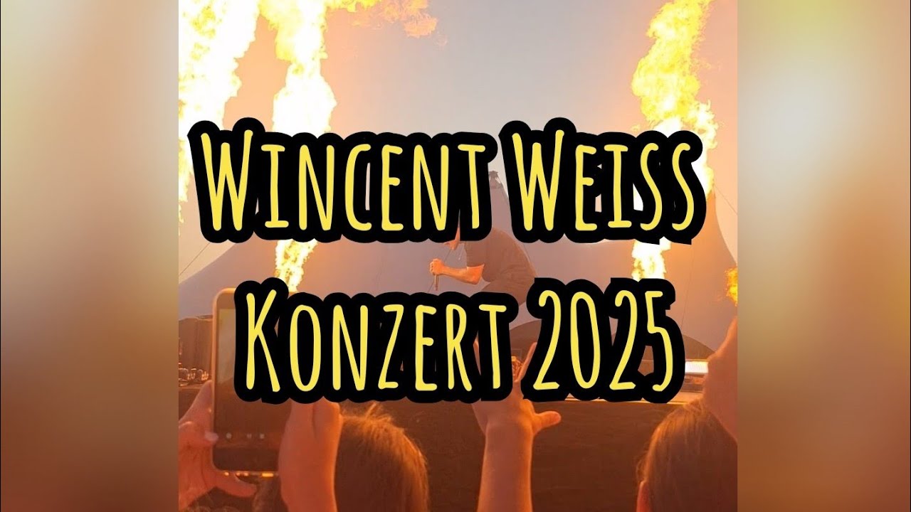 ✨ Wincent Weiss Konzert 2025 ✨ @WincentWeissMusic @Ichbinlevka ❤️