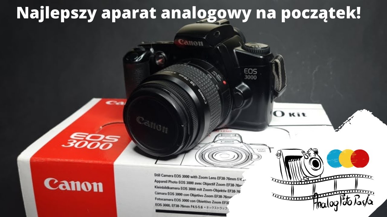 Najlepszy aparat analogowy na początek zabawy z fotografią analogową. Canon Eos 3000.