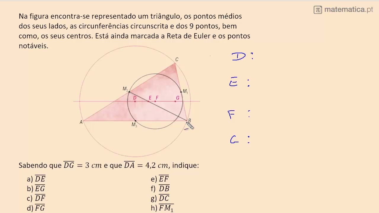 Circunferência dos 9 Pontos