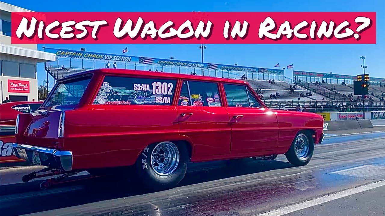 Paul Sutherland Nicest Wagon in Drag Racing NHRA Super Stock Eliminator 1966 Chevy II 327ci