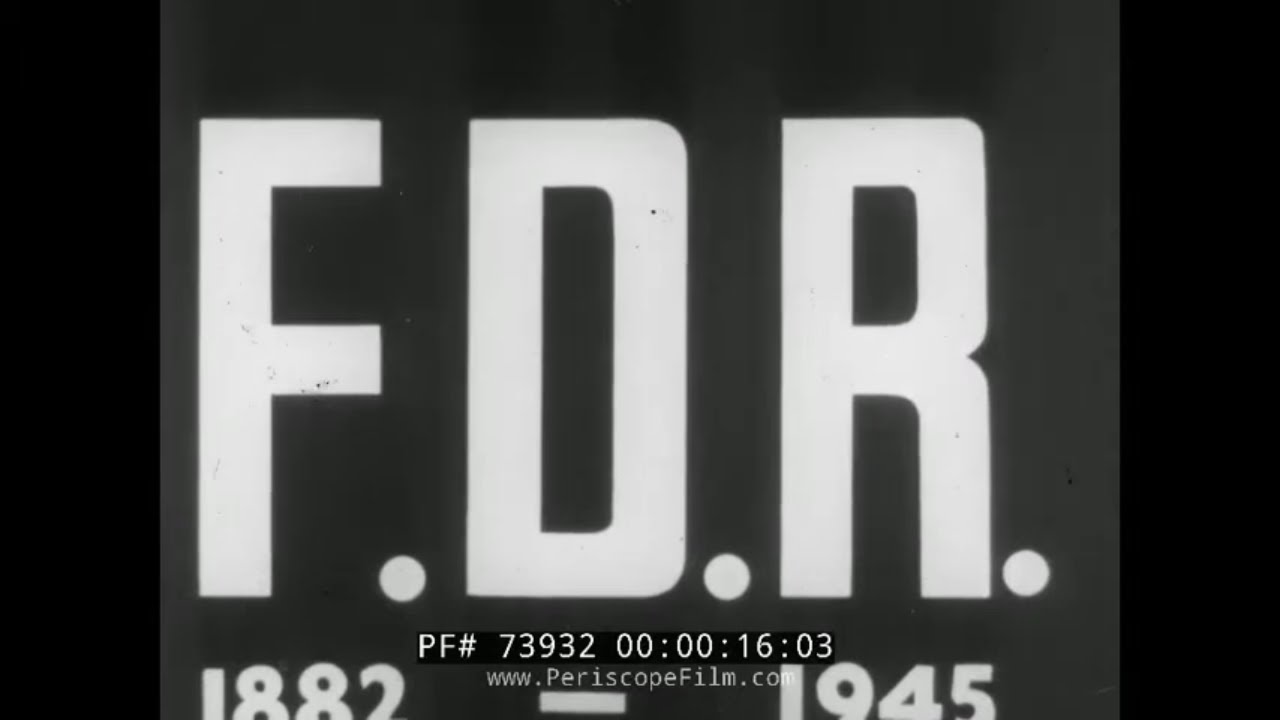 PRESIDENT FRANKLIN DELANO ROOSEVELT FDR MEMORIAL NEWSREEL FUNERAL 73932