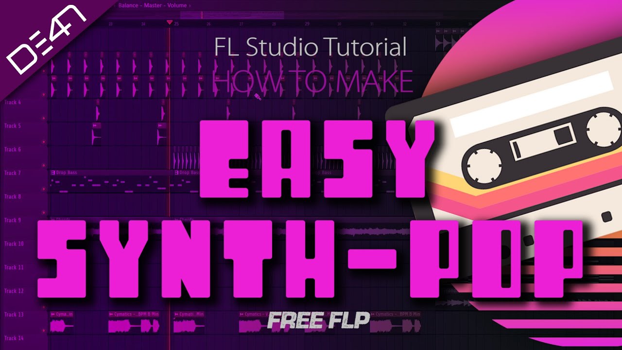 HOW TO MAKE EASY SYNTH-POP - FL Studio Tutorial (+FREE FLP)
