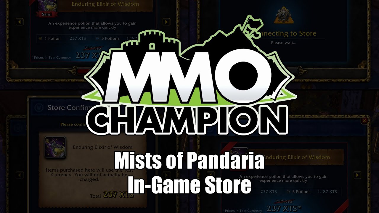 Patch 5.4 - In-Game Store