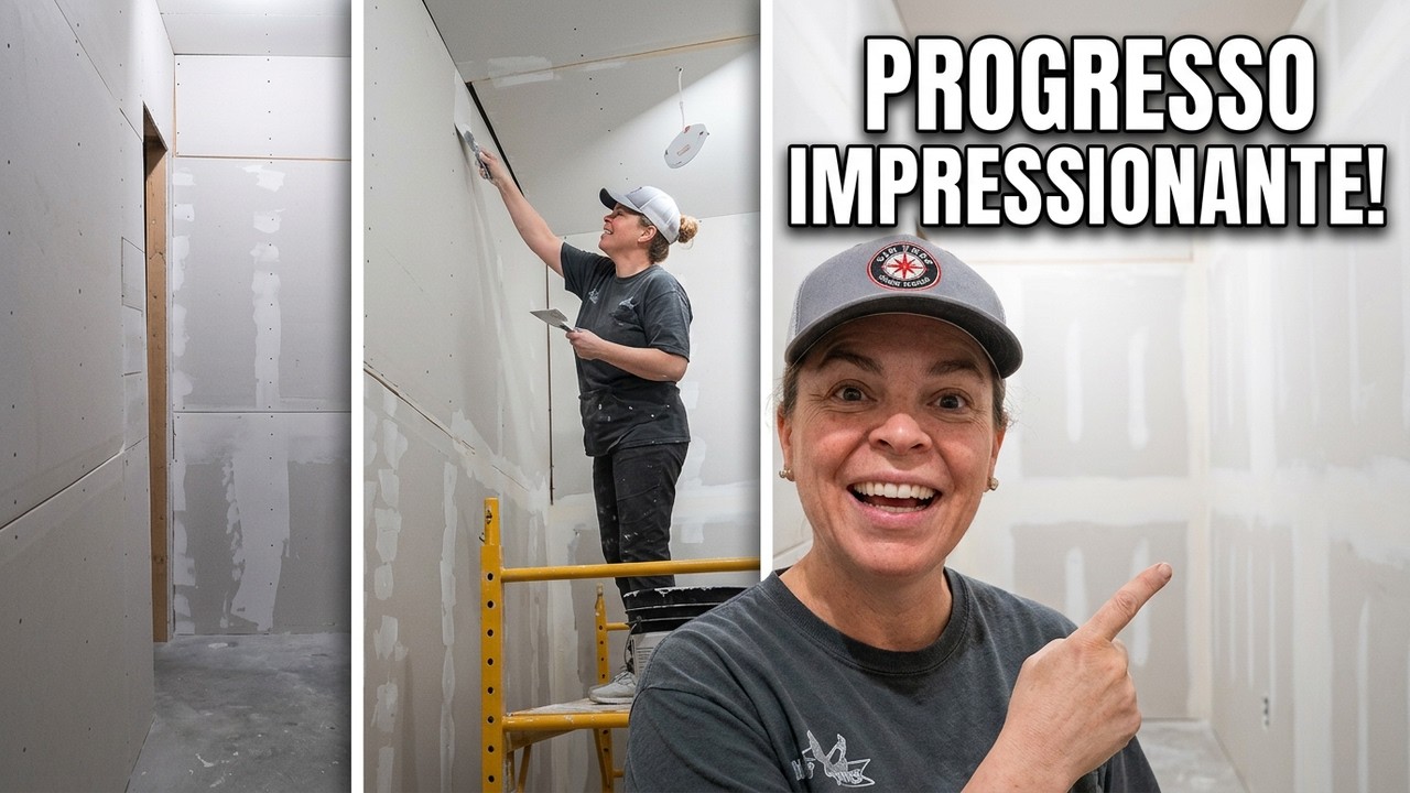 Instalação de Drywall no Corredor | Resultado Impressionante!