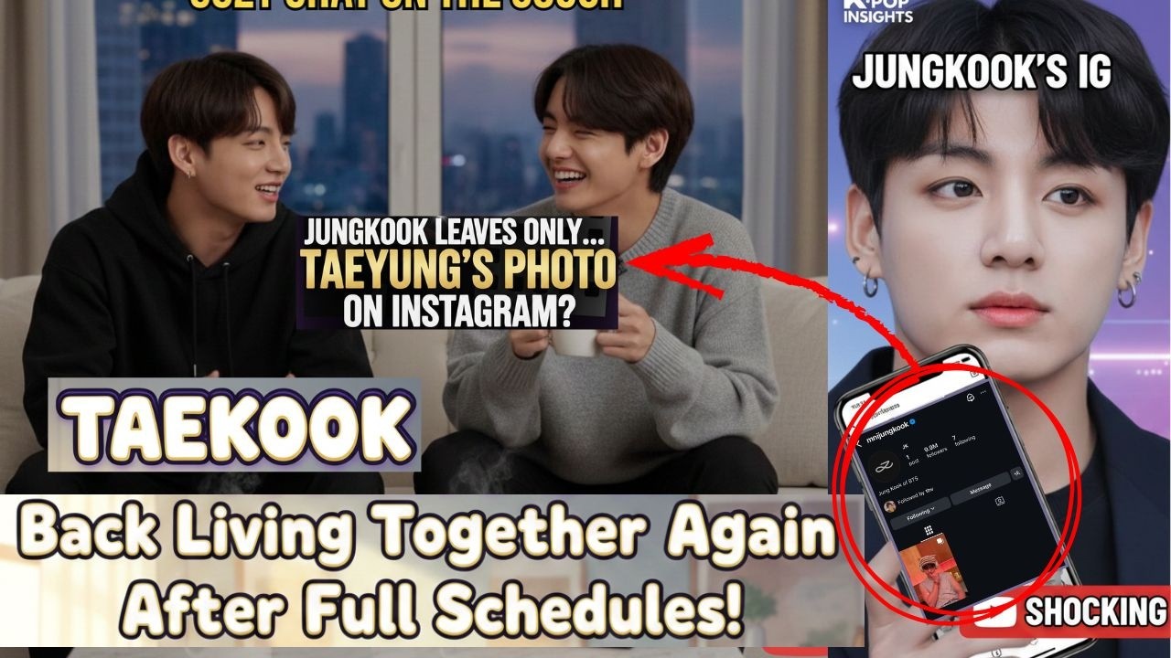 Jungkook Leave Only Taehyung&rsquo;s Photo on Instagram ? 📸 - TAEKOOK Back Living Together Again ! 🏠